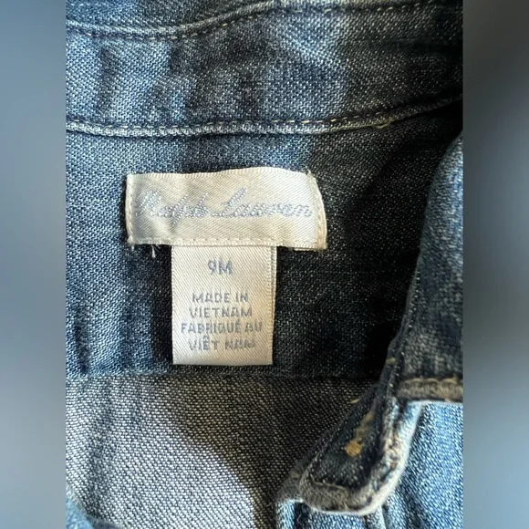 Ralph LaurenBaby Denim Dress and Bloomers9months